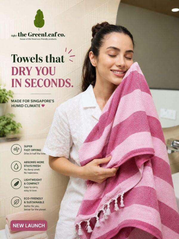 Luxury Rakhi Gift Collection | Pack of 25 Organic Bath Towels with AIRDROP Tech™