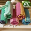 ChatGPT Image Oct 3, 2025, 08_34_46 PM Organic Cotton Bath Towels | with AIRDROP Technology || Super Saver Pack of 30 Bath Towels |