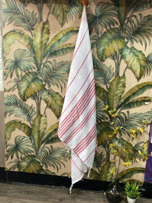 Organic Cotton Bath Towels | Premium Turkish Towels || The Bengal Stripe - Combo Pack of 3