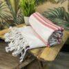 Organic Cotton Bath Towels | Premium Turkish Towels || The Bengal Stripe - Combo Pack of 3