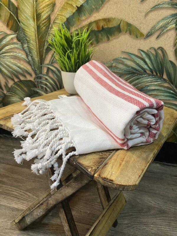 Organic Cotton Bath Towels | Premium Turkish Towels || The Bengal Stripe - Combo Pack of 3
