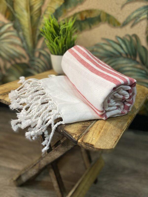 Organic Cotton Bath Towels | Premium Turkish Towels || The Bengal Stripe - Combo Pack of 3