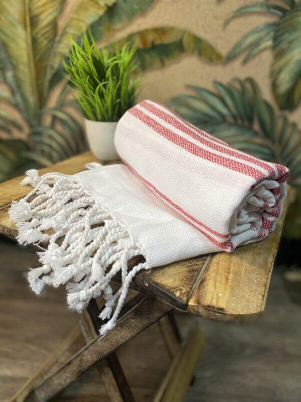 Organic Cotton Bath Towels | Premium Turkish Towels || The Bengal Stripe - Combo Pack of 3