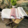 Organic Cotton Bath Towels | Premium Turkish Towels || The Bengal Stripe - Combo Pack of 3