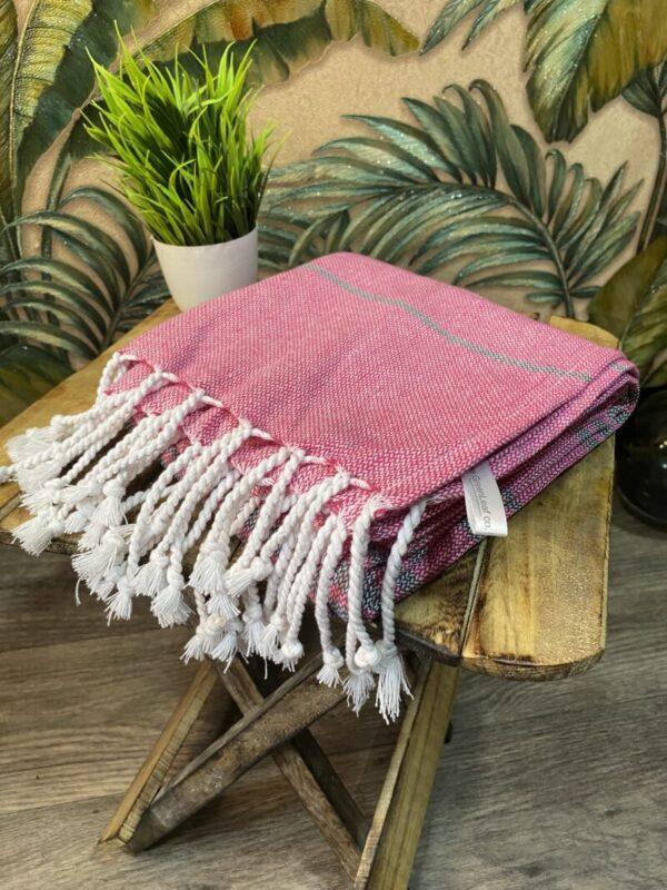 Organic Cotton Bath Towels | Premium Turkish Towels || The Bengal Stripe - Combo Pack of 3