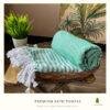 Premium Bath Towels (54) “Mermaid To Be Five” – Luxe Pack of 5 | AIRDROP Tech™ | Global Bestseller