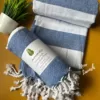 Organic Cotton Bath Towels | Premium Turkish Towels | Family Gift Pack of 5- 'Fantastic Five 2'