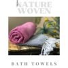 Organic Cotton Bath Towels | Premium Turkish Towels || Bird Rock Premium Collection Family Pack of 5 – ‘The Fantastic 5’
