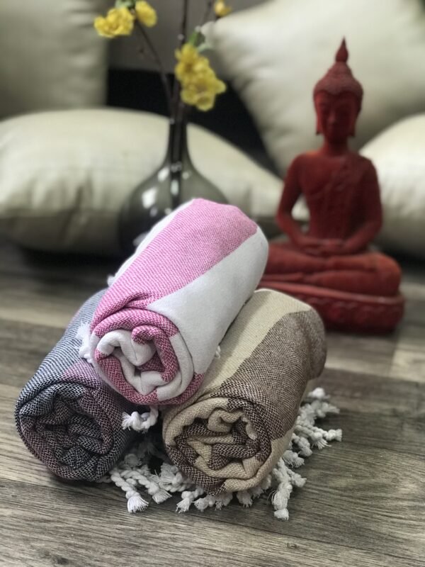 Super Saver Pack of '15'  Towels | Organic Cotton Bath Towels | Premium Turkish Towels | Ultra Soft | with AIRDROP Technology | Stripe Goodness Collection Family Pack of 15 Towels | Super Saver Combo | - '' Fantastic 15 '' - Image 32