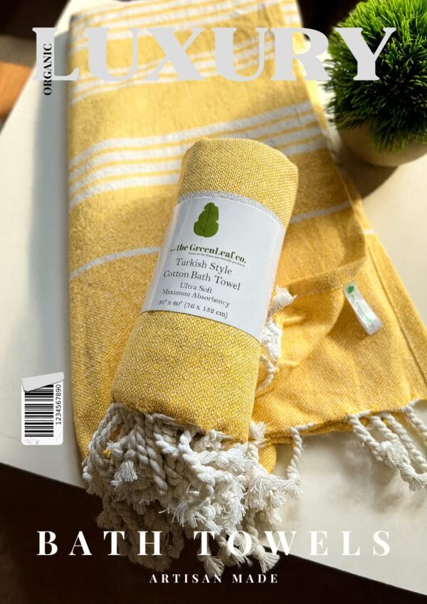 Brown Modern Icons Fashion Magazine Cover (5) Organic Cotton Bath Towels | Premium Turkish Bath Towels || Family Pack of 5 | Super Saver Combo | – ”The Team”