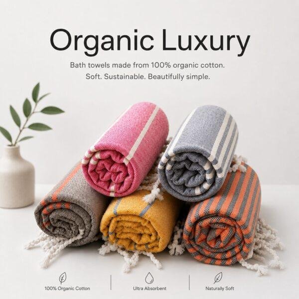 ChatGPT Image May 27, 2026, 07_58_09 PM Organic Cotton Bath Towels | Premium Turkish Bath Towels || Family Pack of 5 | Super Saver Combo | – ”The Team”
