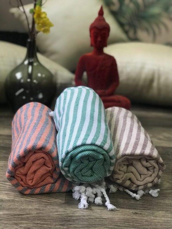 Organic Cotton Bath Towels | Premium Turkish Towels | The Three Stooges 2 - Combo Pack of 3