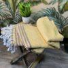 Organic Cotton Bath Towels | Premium Turkish Towels || The Bengal Stripe - Combo Pack of 3