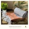 Organic Cotton Bath Towels | Premium Turkish Towels || Bird Rock Premium Collection Family Pack of 5 – ‘The Fantastic 5’