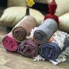 Organic Cotton Bath Towels | Premium Turkish Towels || Bird Rock Premium Collection Family Pack of 5 – ‘The Fantastic 5’