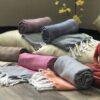 Organic Cotton Bath Towels | Premium Turkish Towels || Bird Rock Premium Collection Family Pack of 5 – ‘The Fantastic 5’