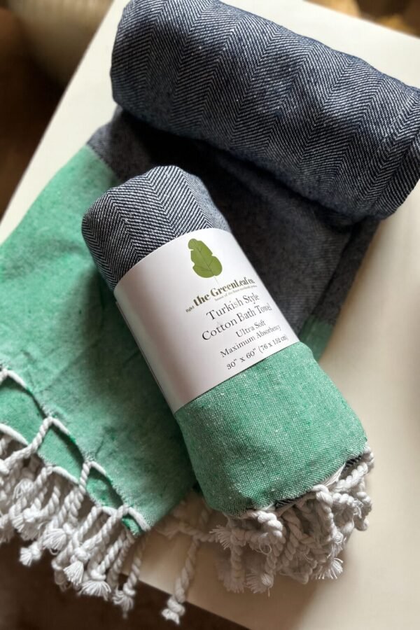 Organic Cotton Bath Towels | Premium Turkish Towels || Bird Rock Premium Collection Family Pack of 5 – ‘The Fantastic 5’