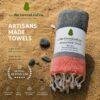 Pebble Grey | Premium Organic Towel with AIRDROP Tech™