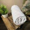 Super Soft 100 % Cotton Bath Towels - Milky White