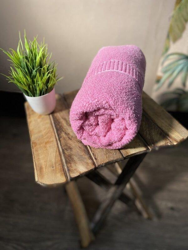 IMG-2355 Super Soft 100 % Cotton Bath Towels - Salmon Pink