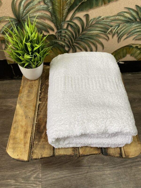 Super Soft 100 % Cotton Bath Towels - Milky White