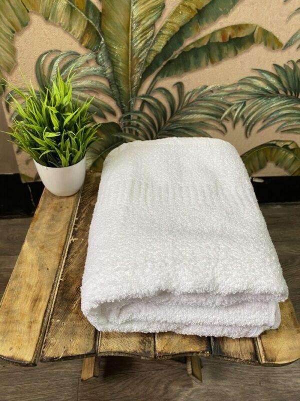 Super Soft 100 % Cotton Bath Towels - Milky White