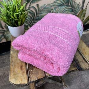 Super Soft 100 % Cotton Bath Towels - Salmon Pink
