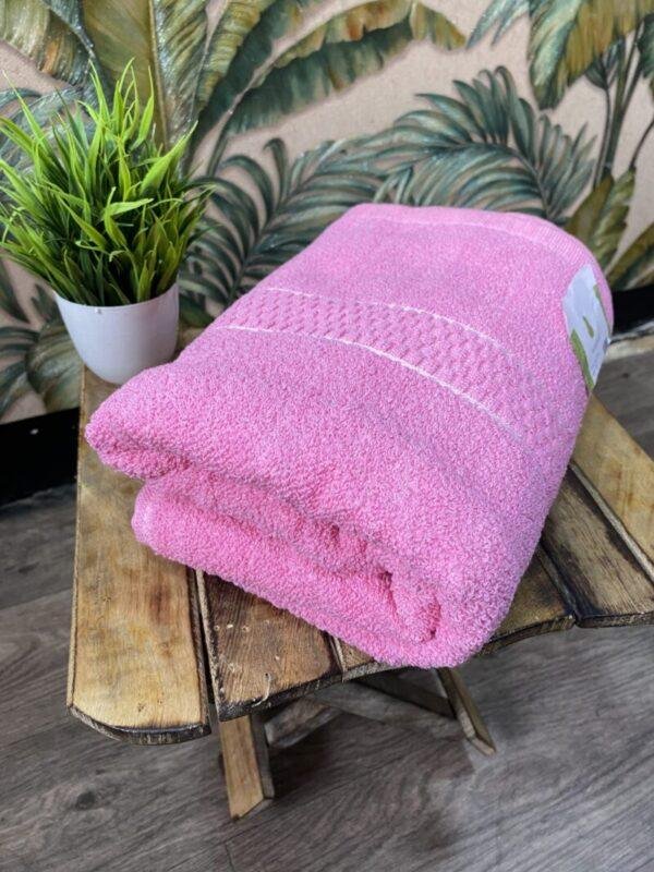 IMG-2461 Super Soft 100 % Cotton Bath Towels - Salmon Pink