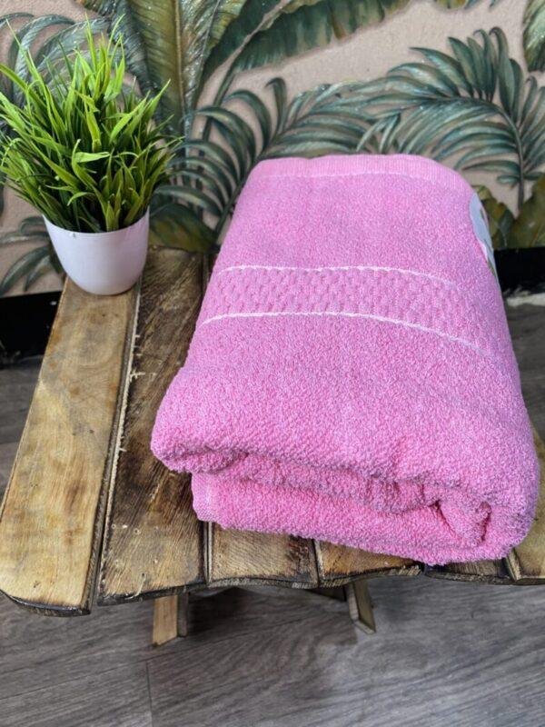 IMG-2462 Super Soft 100 % Cotton Bath Towels - Salmon Pink