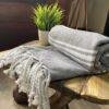 Organic Cotton Bath Towel | Turkish Towels | Ultra Soft | Pristine Classic Collection – 'Classic GREY'