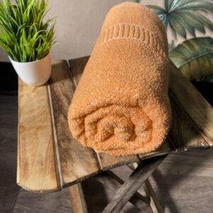 Super Soft 100 % Cotton Bath Towels - Valencia Orange
