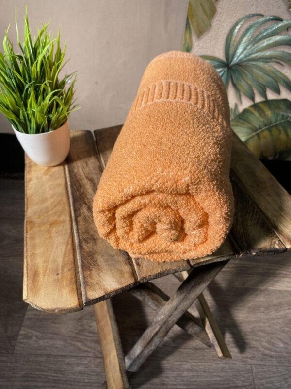 Super Soft 100 % Cotton Bath Towels - Valencia Orange