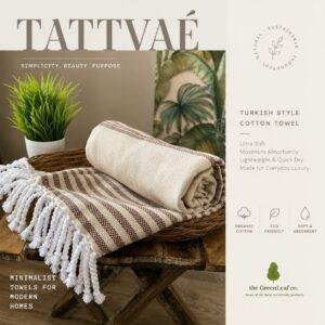 Elegant Beige | Premium Organic Towel with AIRDROP Tech™