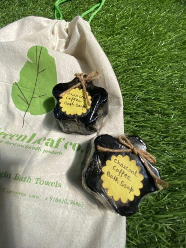 IMG-2860 Organic Soap Bar - Charcoal Coffee Bath Soap ( Pack of 2 ) 100% Vegan