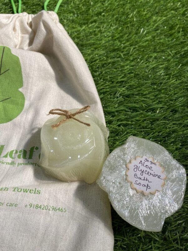 IMG-2863 Organic Soap Bar - Aloe Glycerin Bath Soap ( Pack of 2 ) 100% Vegan