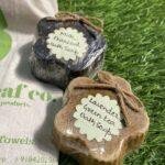 Organic Soap Bar  - 'Milk Charcoal + Lavender Green Tea' Bath Soap ( Pack of 2 ) 100% Vegan