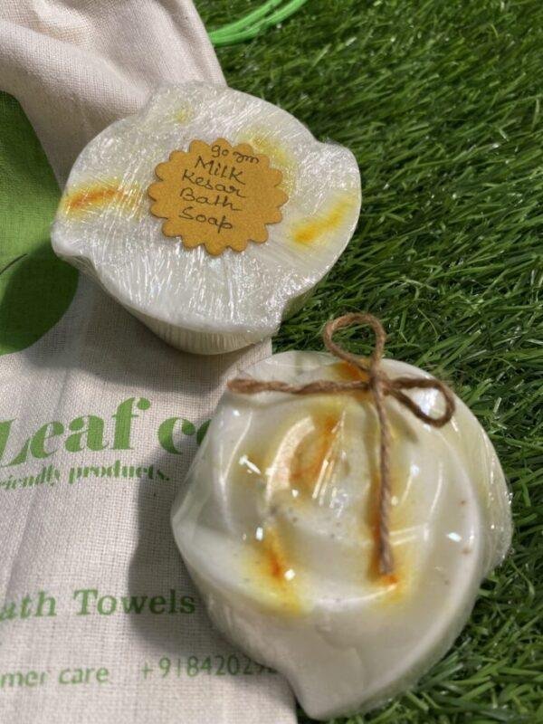 IMG-2887 Organic Soap Bar - 'Milk Kesar' Bath Soap ( Pack of 2 ) 100% Vegan