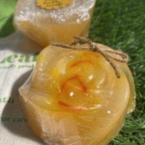 Organic Soap Bar  - 'Papaya Kesar' Bath Soap ( Pack of 2 ) 100% Vegan