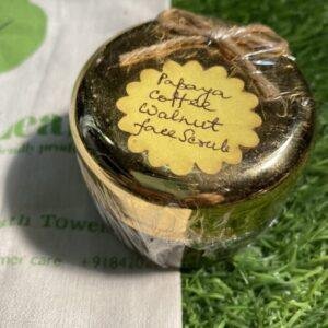 | Natural & Organic | Papaya Coffee Walnut Face Scrub - 50 gm pack