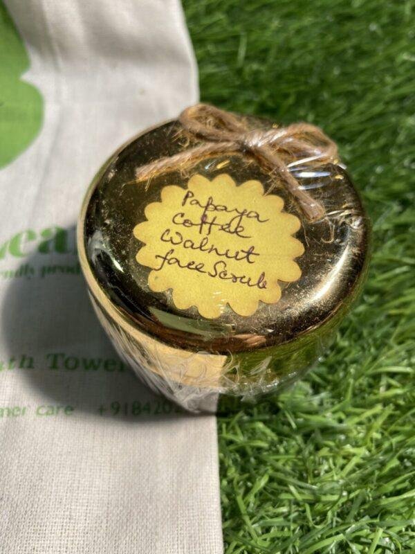 IMG-2940 | Natural & Organic | Papaya Coffee Walnut Face Scrub - 50 gm pack