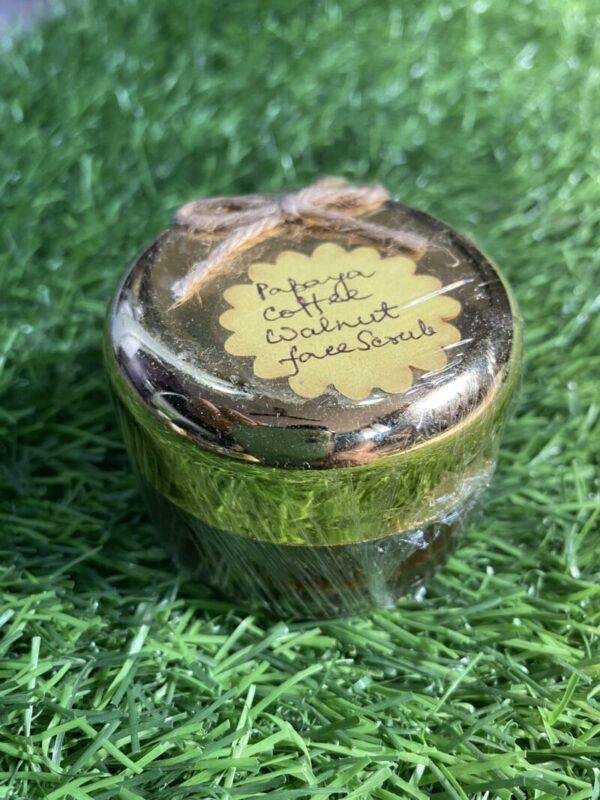IMG-2943 | Natural & Organic | Papaya Coffee Walnut Face Scrub - 50 gm pack