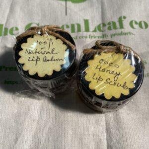 100% Natural Lip Balm + Coco Honey Lip Scrub | Organic & Homemade with love - 10 gm each