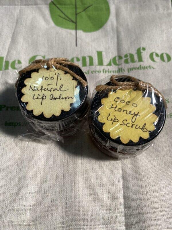 IMG-2964 100% Natural Lip Balm + Coco Honey Lip Scrub | Organic & Homemade with love - 10 gm each
