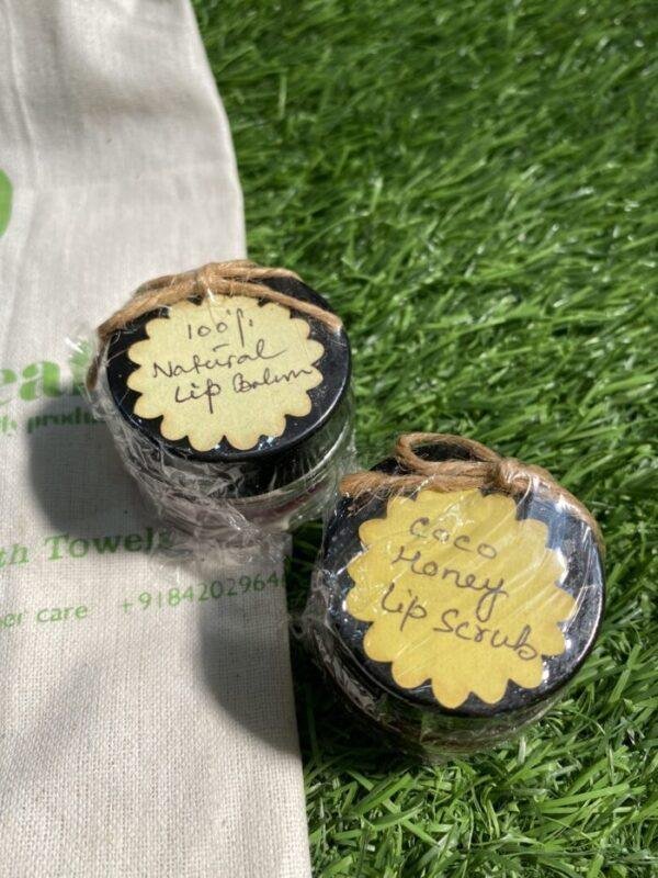 IMG-2967 100% Natural Lip Balm + Coco Honey Lip Scrub | Organic & Homemade with love - 10 gm each