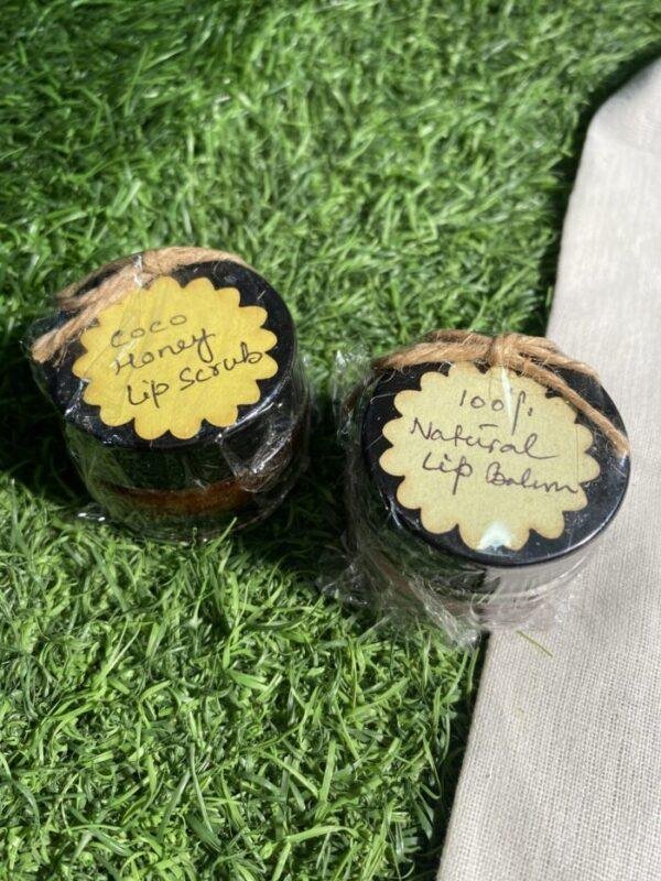 IMG-2968 100% Natural Lip Balm + Coco Honey Lip Scrub | Organic & Homemade with love - 10 gm each