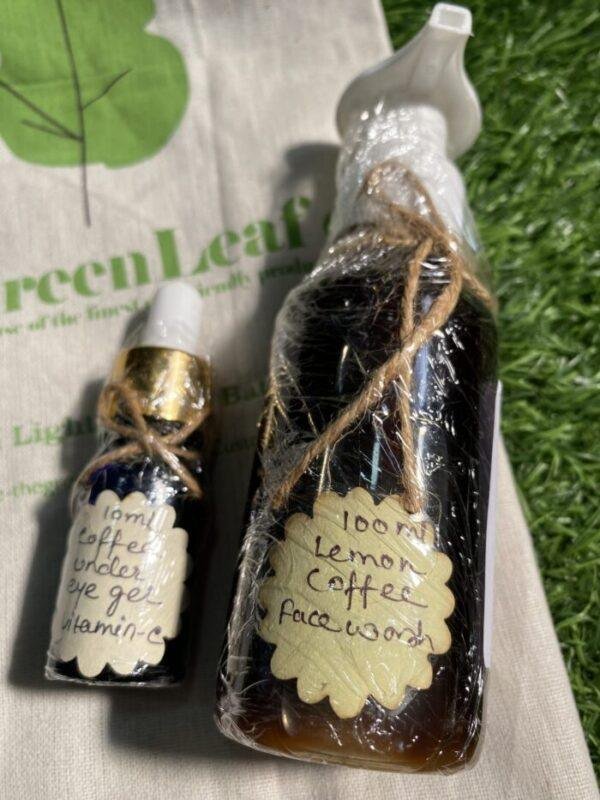IMG-2972 |100% Pure Lemon Coffee Facewash + Coffee Under-Eye Gel with vitamin-c | 100 ml each