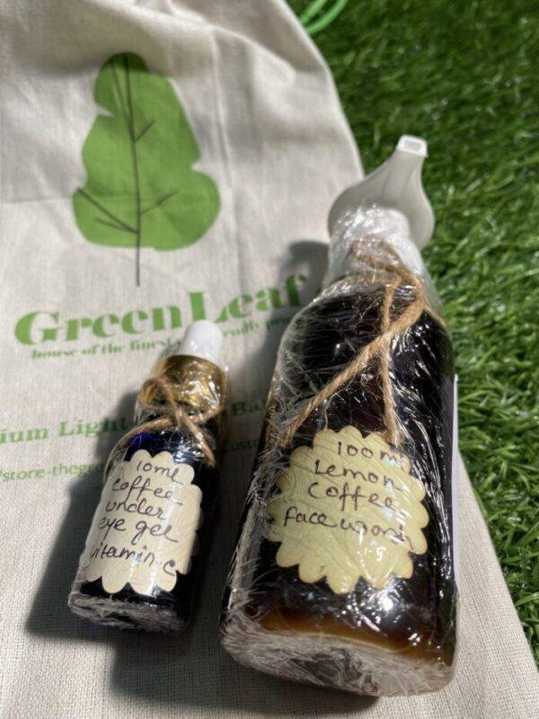 IMG-2975 |100% Pure Lemon Coffee Facewash + Coffee Under-Eye Gel with vitamin-c | 100 ml each