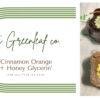 Organic Soap Bar  - 'Cinnamon Orange + Honey Glycerin' Bath Soap ( Pack of 2 ) 100% Vegan