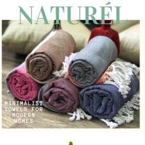 Organic Cotton Bath Towels | Premium Turkish Towels || Bird Rock Premium Collection Family Pack of 5 – ‘The Fantastic 5’