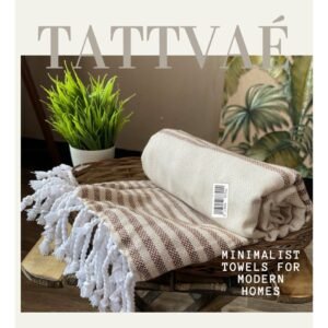 Elegant Beige | Premium Organic Towel with AIRDROP Tech™